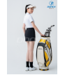 Áo thể thao nữ AC-3846 Trắng phối xanh ngọc
